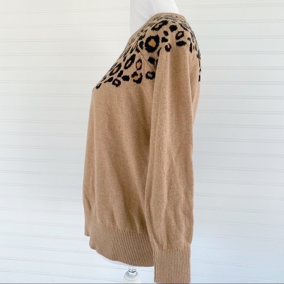 Merona Cheetah print Pullover sweater - Picture 4 of 9